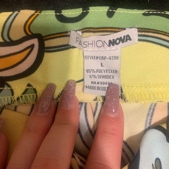 Fashion Nova Multicoloured Flare Pants - Picture 4 of 4